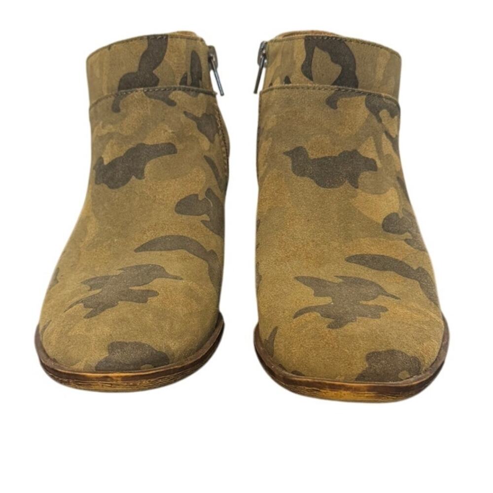 Lucky Brand Brintly2 Camo Suede Ankle Booties